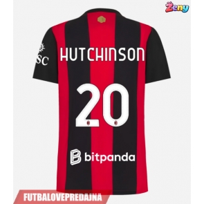 Lacne Ženy Futbalové dres AC Milan Omari Hutchinson #20 2026-27 Krátky Rukáv - Domáci